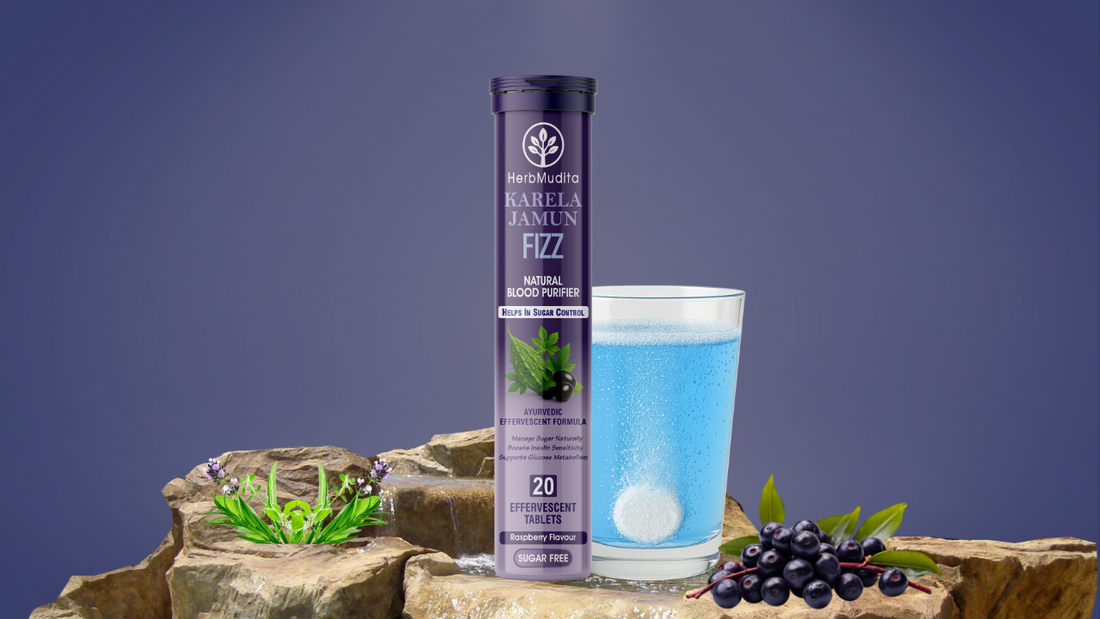 Say Goodbye to Bitter Tonics – Try HerbMudita Karela Jamun FIZZ for Natural Sugar Control