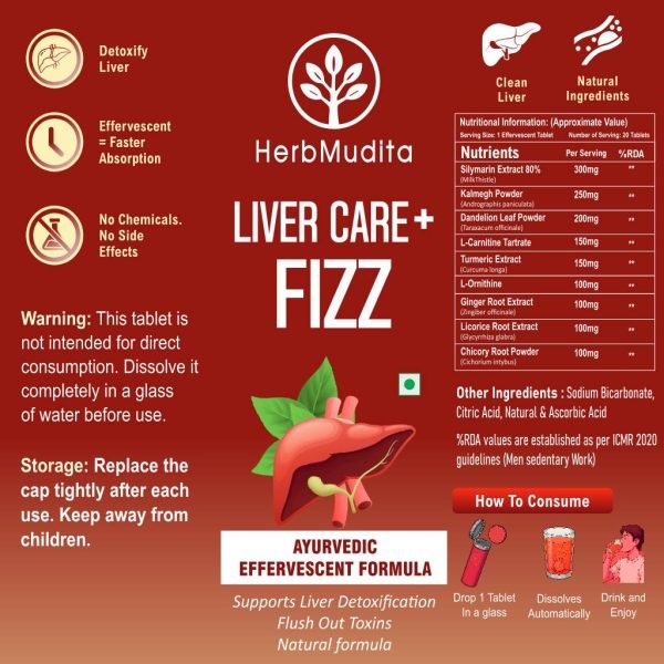 HerbMudita Liver Care + FIZZ